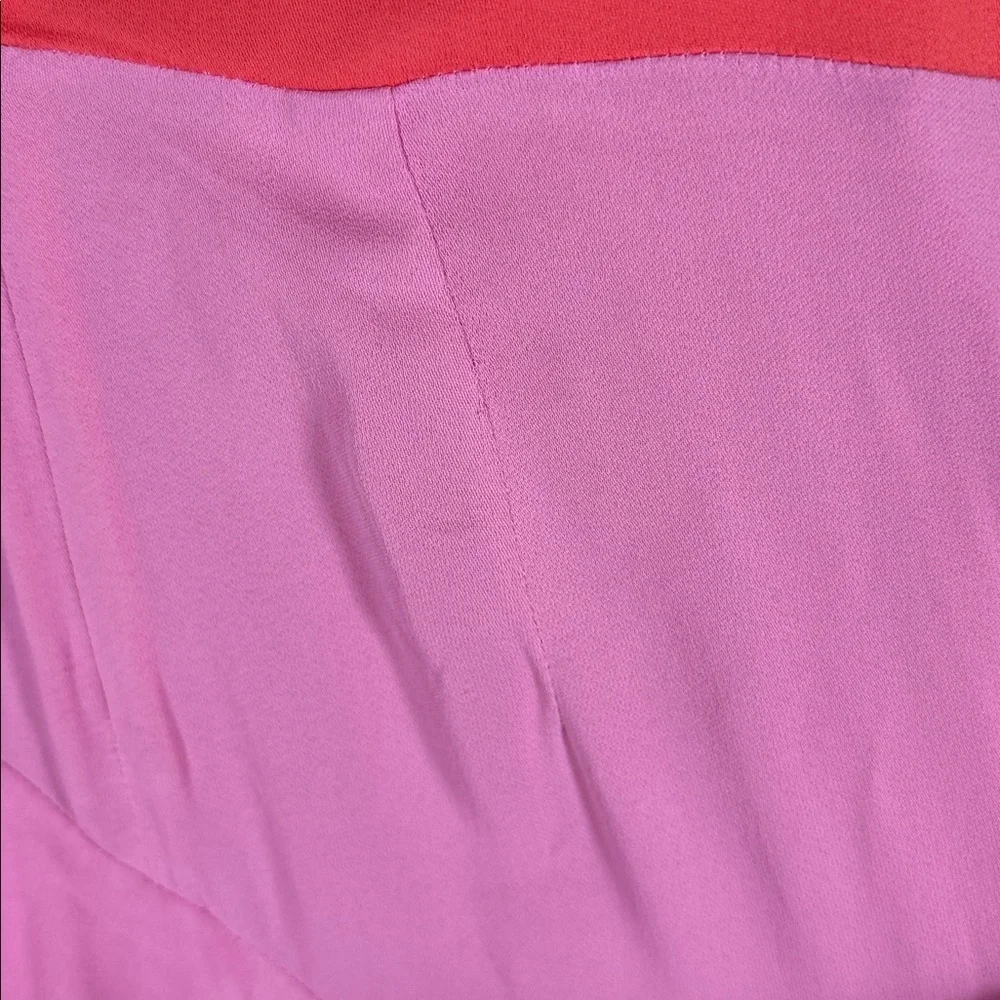 L’academie by Marianna Zita Midi Dress in Purple & Coral